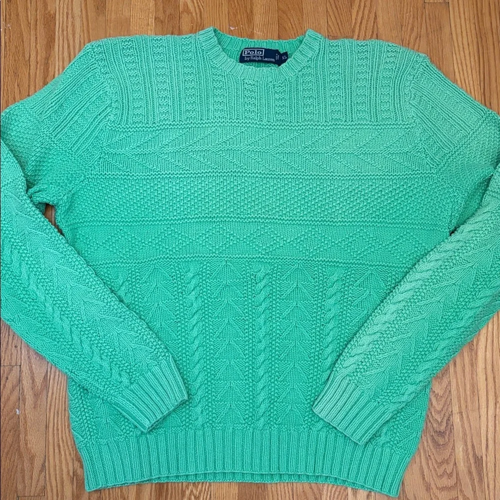 Vintage Polo by Ralph Lauren Hand-Knit Sweater – Size XL